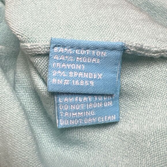 J. McLaughlin Pullover Sweater Top w/ Built-in Necklace Light Blue Womens Medium - Picture 4 of 5